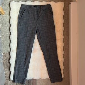 Gray Checkered Women's Dress Pants Size 0